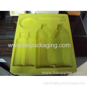 Plastic Insert Tray With Velvet For Gift Packaging 